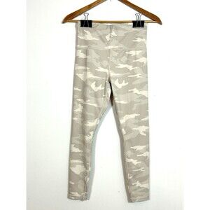 Athleta Elation Gray Camo 7/8 Tight Leggings Women's Size Small Yoga Athletic